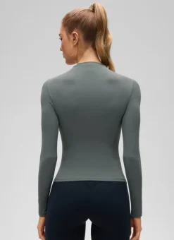 Softembrace Mock Neck Long Sleeve