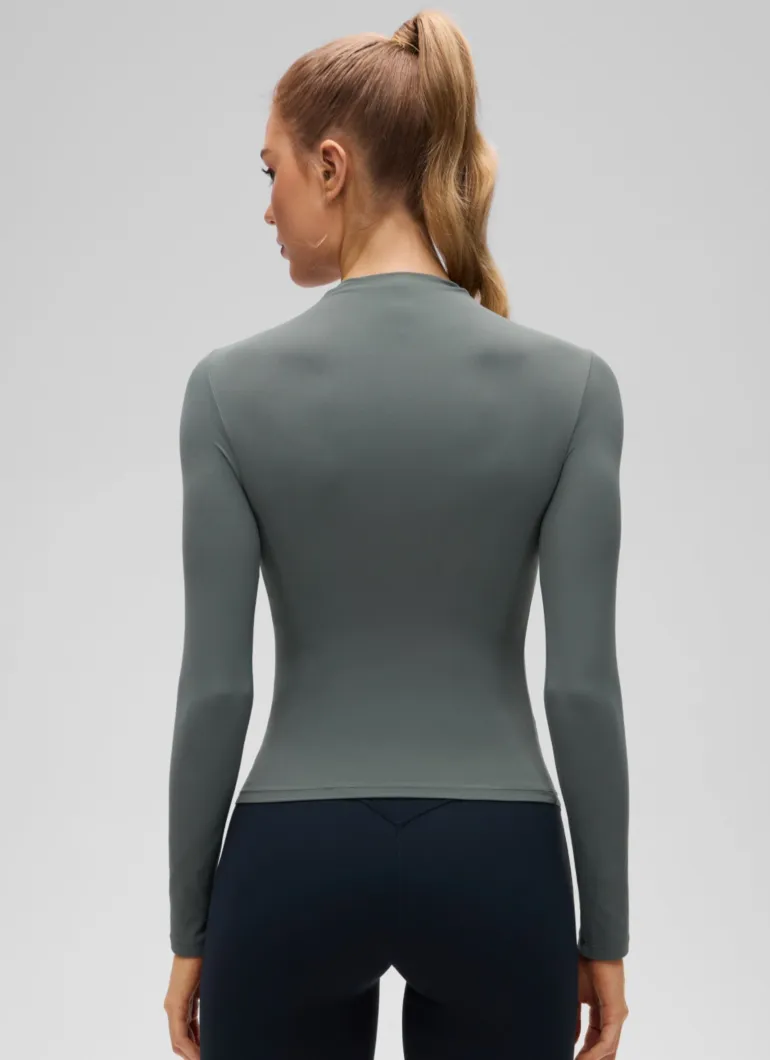 Softembrace Mock Neck Long Sleeve