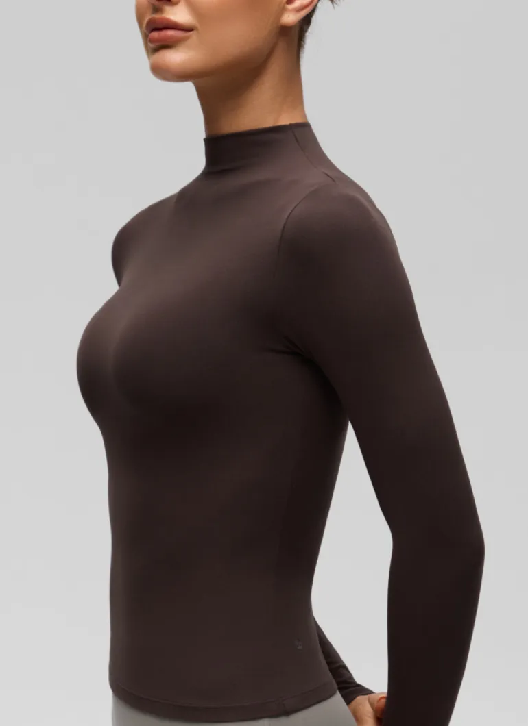 Softembrace Mock Neck Long Sleeve