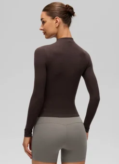 Softembrace Mock Neck Long Sleeve