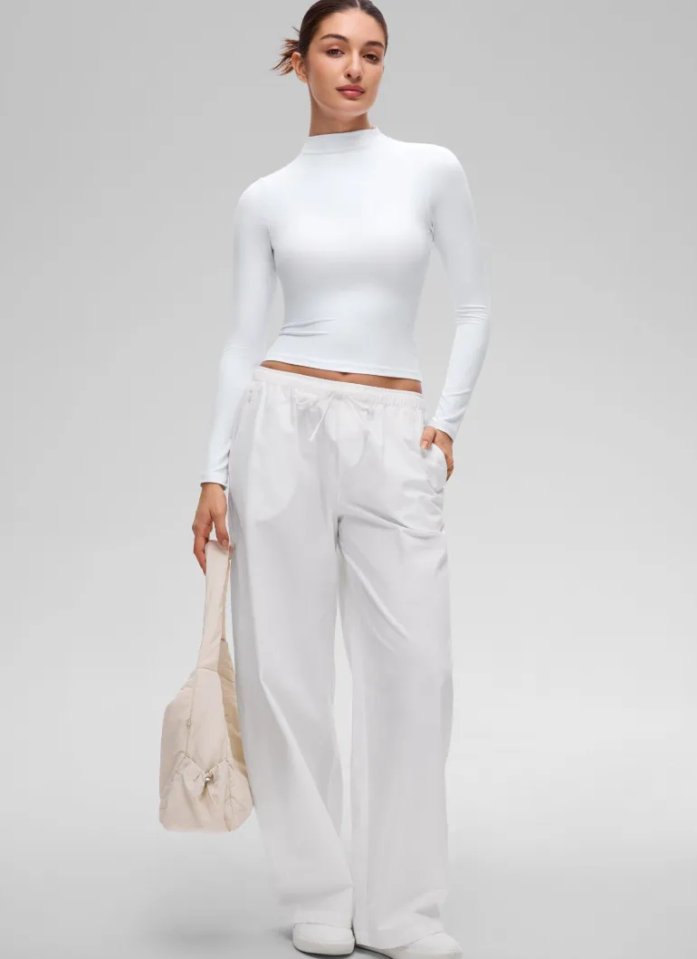 Softembrace Mock Neck Long Sleeve