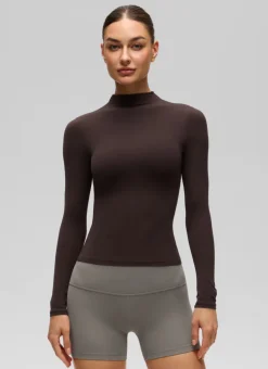 Softembrace Mock Neck Long Sleeve
