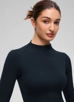 Softembrace Mock Neck Long Sleeve