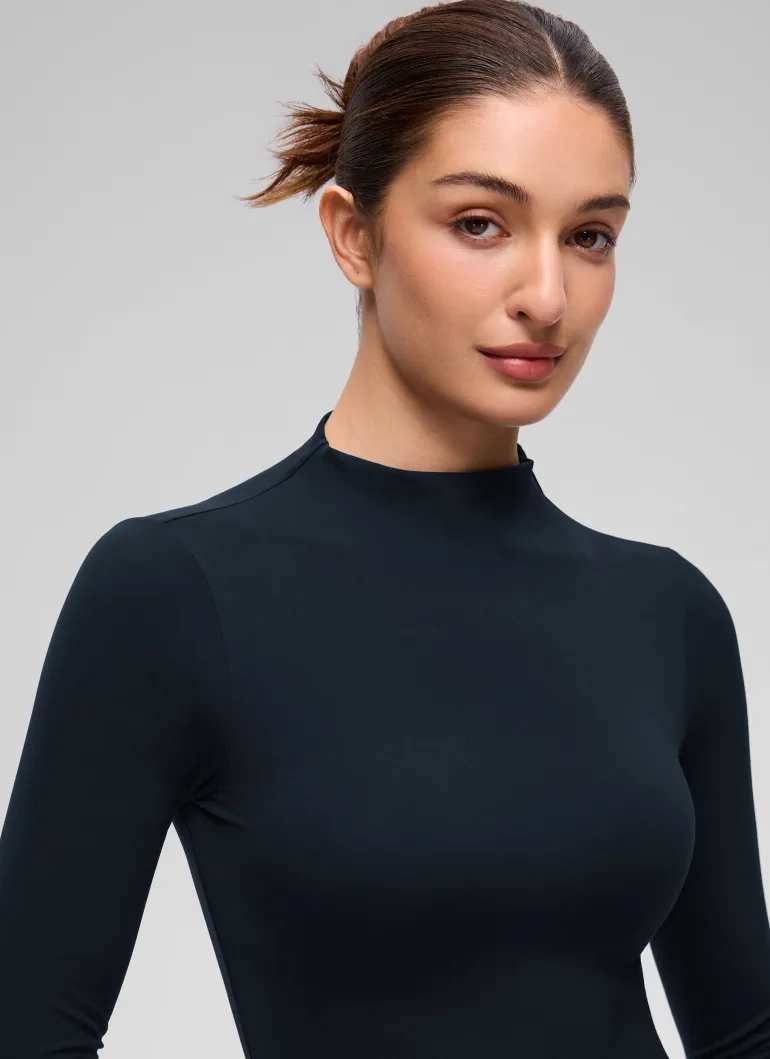 Softembrace Mock Neck Long Sleeve