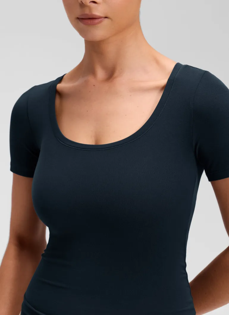 Softembrace U Neck Tight Fit Short Sleeve