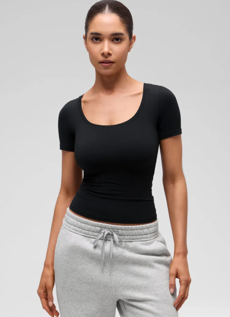 Softembrace U Neck Tight Fit Short Sleeve