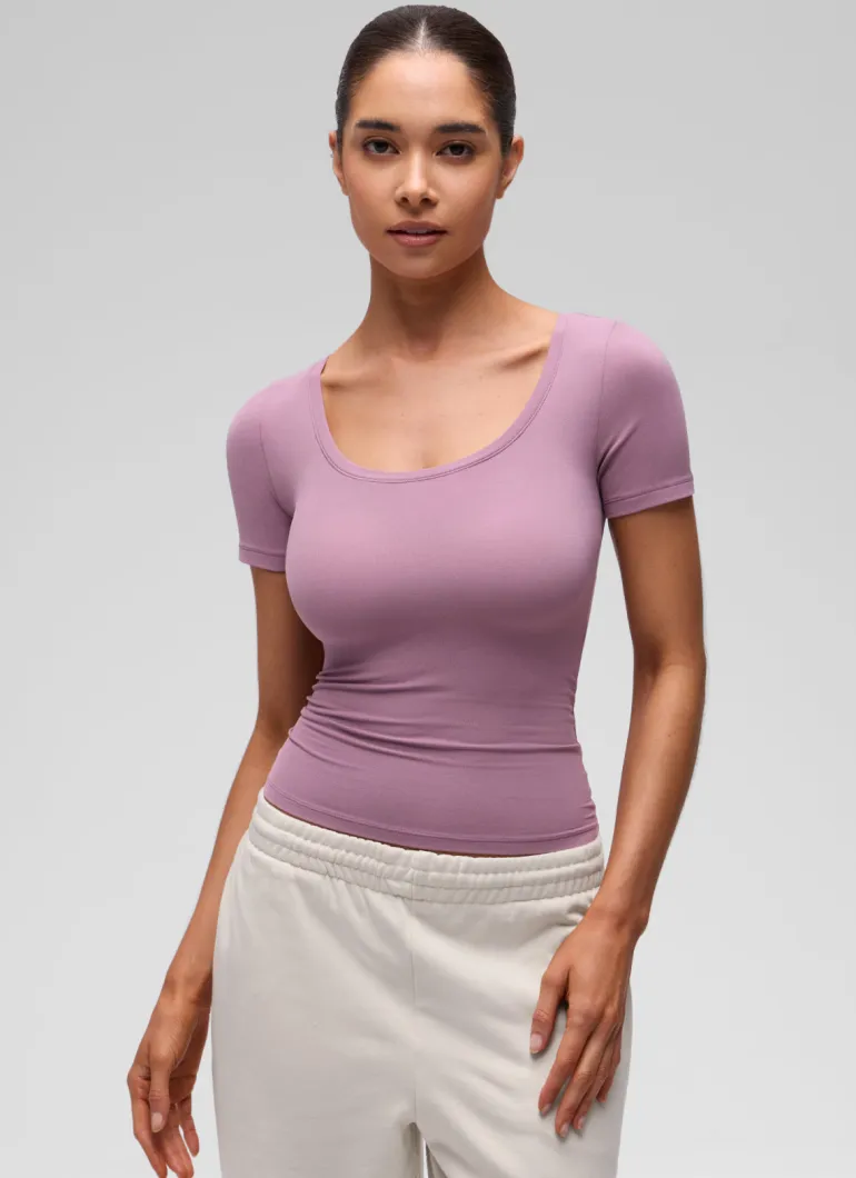 Softembrace U Neck Tight Fit Short Sleeve