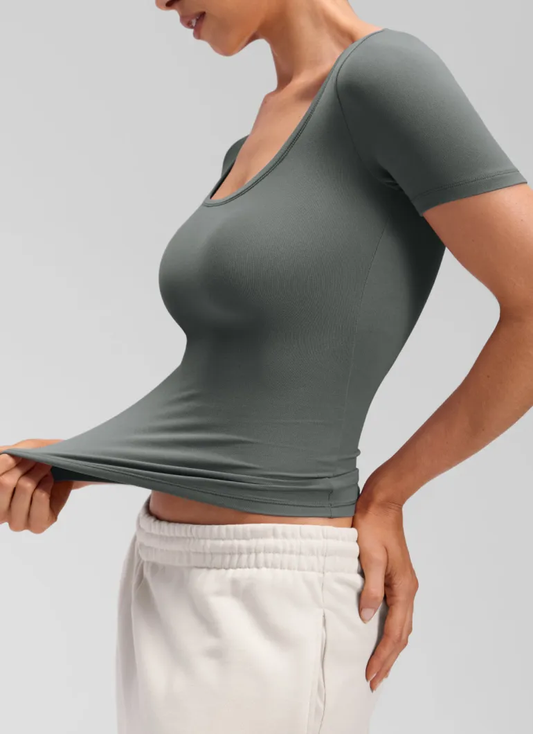 Softembrace U Neck Tight Fit Short Sleeve