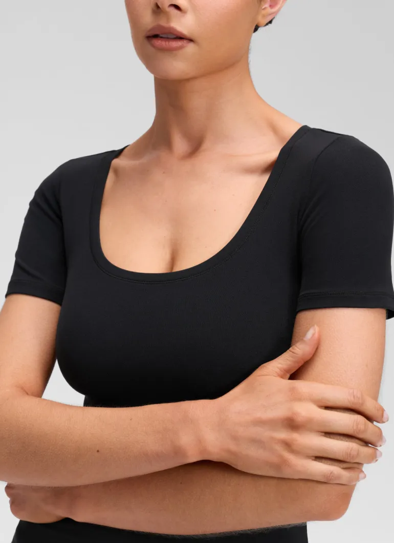 Softembrace U Neck Tight Fit Short Sleeve
