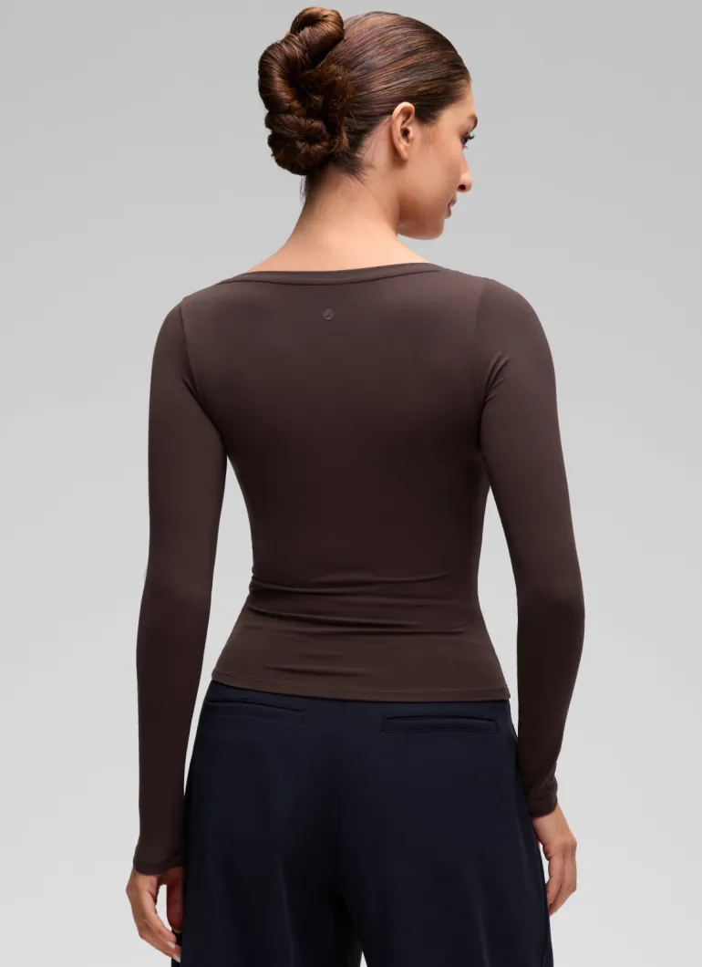 Softembrace V Neck Long Sleeve