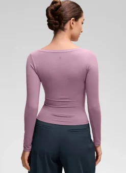 Softembrace V Neck Long Sleeve