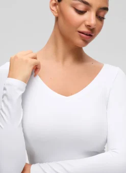 Softembrace V Neck Long Sleeve