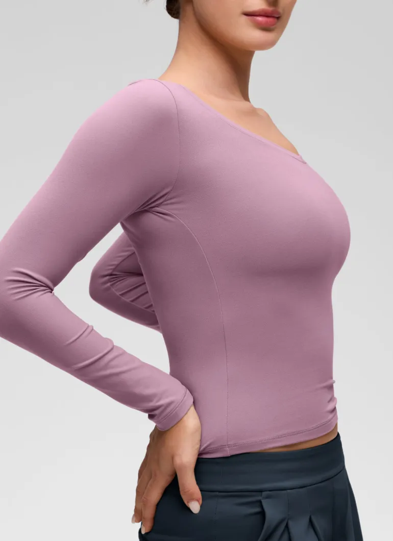 Softembrace V Neck Long Sleeve