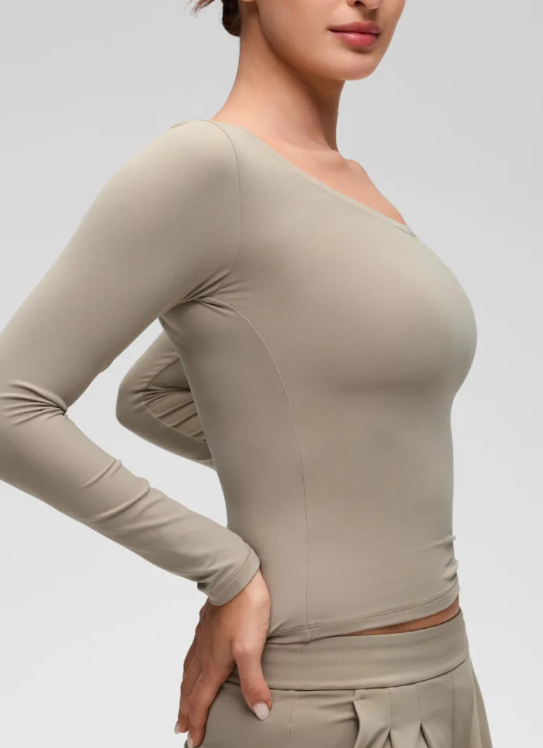 Softembrace V Neck Long Sleeve