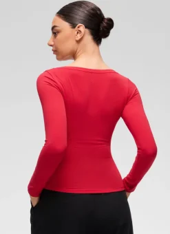 Softembrace V Neck Long Sleeve