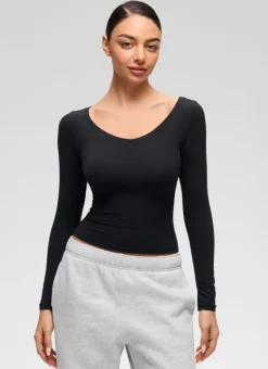 Softembrace V Neck Long Sleeve