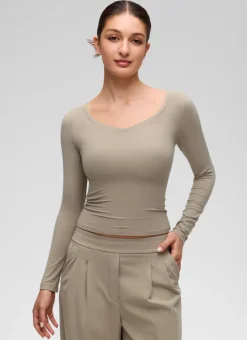Softembrace V Neck Long Sleeve