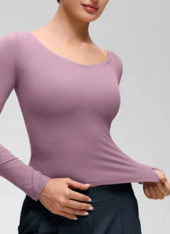 Softembrace V Neck Long Sleeve