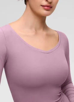 Softembrace V Neck Long Sleeve
