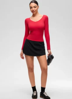 Softembrace V Neck Long Sleeve