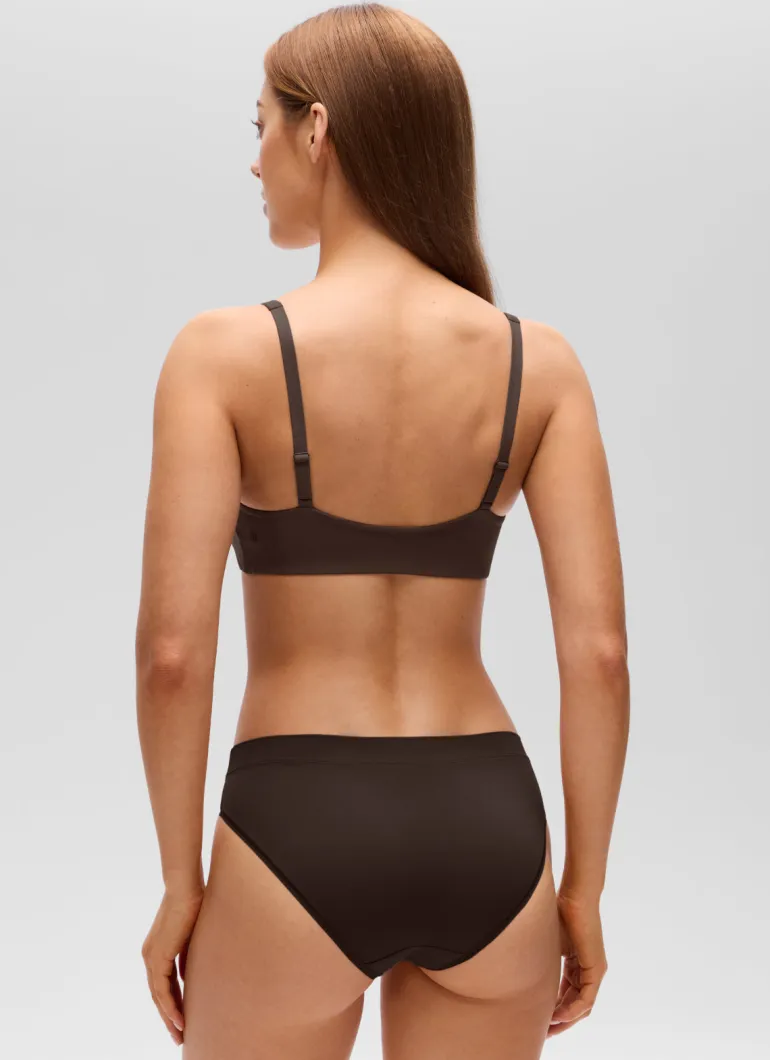 Softhold Double Lined Deep V Bralette
