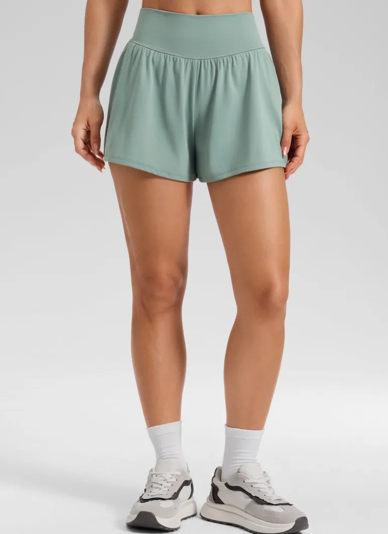 Softretch Flowy 2 in 1 Pocket Shorts
