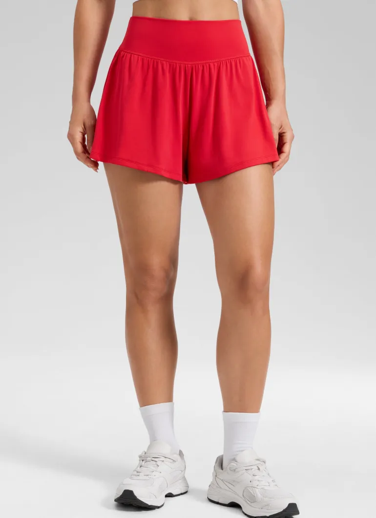 Softretch Flowy 2 in 1 Pocket Shorts