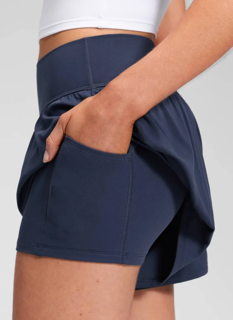 Softretch Flowy 2 in 1 Pocket Shorts