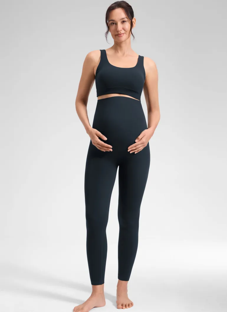 Softretch Maternity No Front Seam Legging 25''