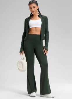 Softretch No Front Seam Flare Legging 29