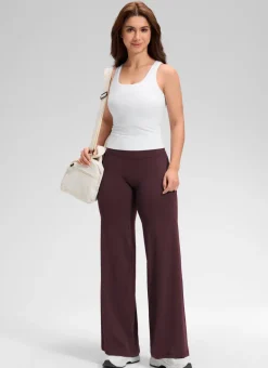 Softretch No Front Seam Straight Leg Pant 30