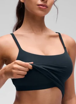 Softretch U Back Waist Length Built in Bra Tank