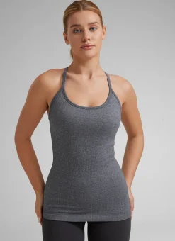 Speedy Seamless Built in Bra Y back Tank
