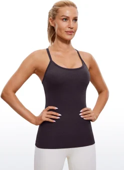 Speedy Seamless Built in Bra Y back Tank