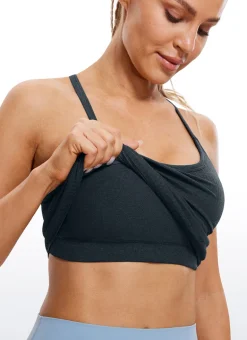 Speedy Seamless Built in Bra Y back Tank