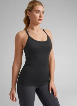 Speedy Seamless Built in Bra Y back Tank