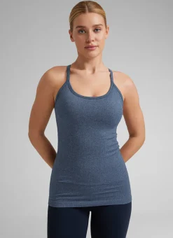 Speedy Seamless Built in Bra Y back Tank