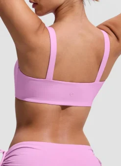 Square Neck Wide Flat Straps Bikini Top