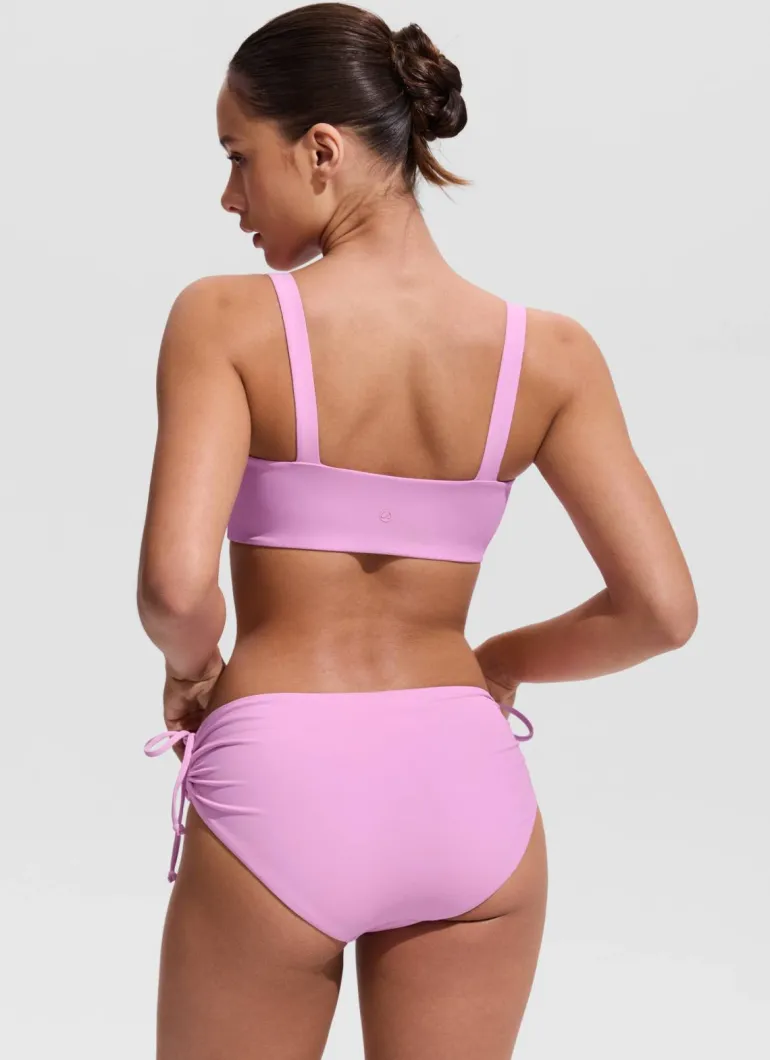 Square Neck Wide Flat Straps Bikini Top