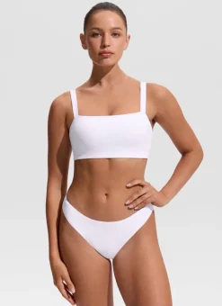 Square Neck Wide Flat Straps Bikini Top