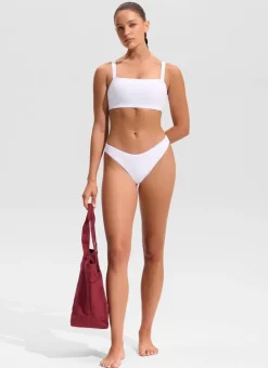 Square Neck Wide Flat Straps Bikini Top