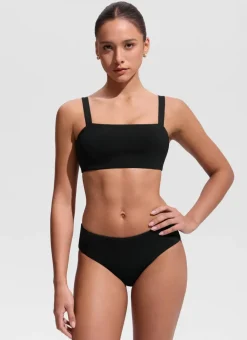 Square Neck Wide Flat Straps Bikini Top