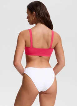 Square Neck Wide Flat Straps Bikini Top