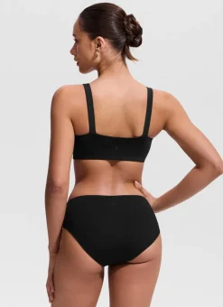 Square Neck Wide Flat Straps Bikini Top