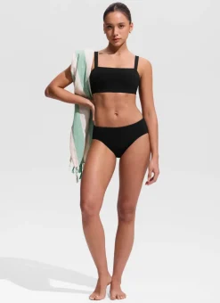 Square Neck Wide Flat Straps Bikini Top