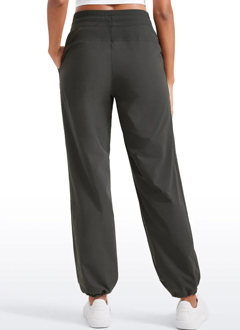 Strech Straight Leg High Rise Pant 30''