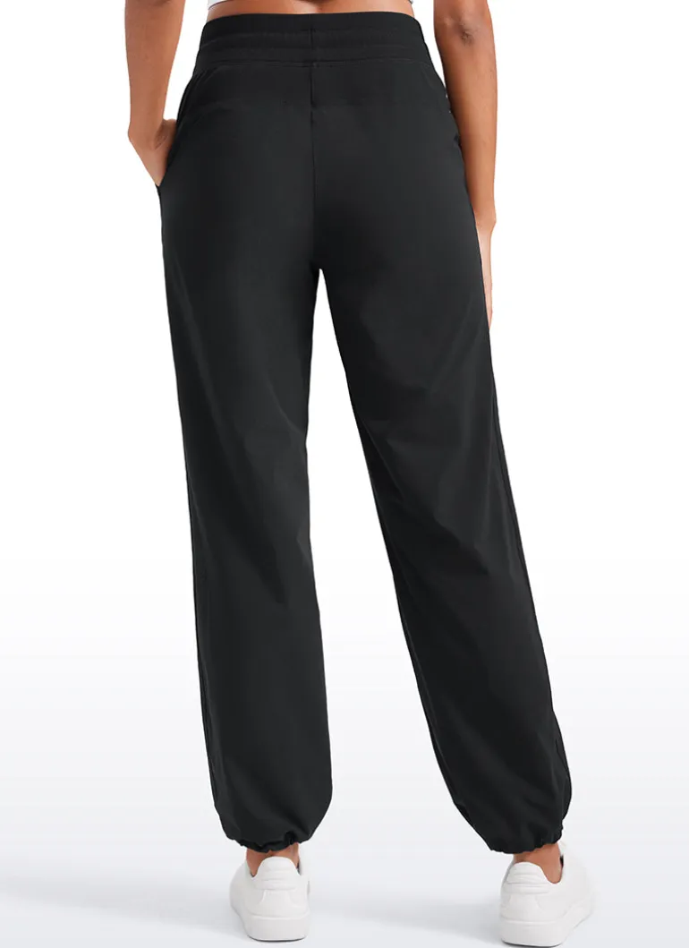Strech Straight Leg High Rise Pant 30''
