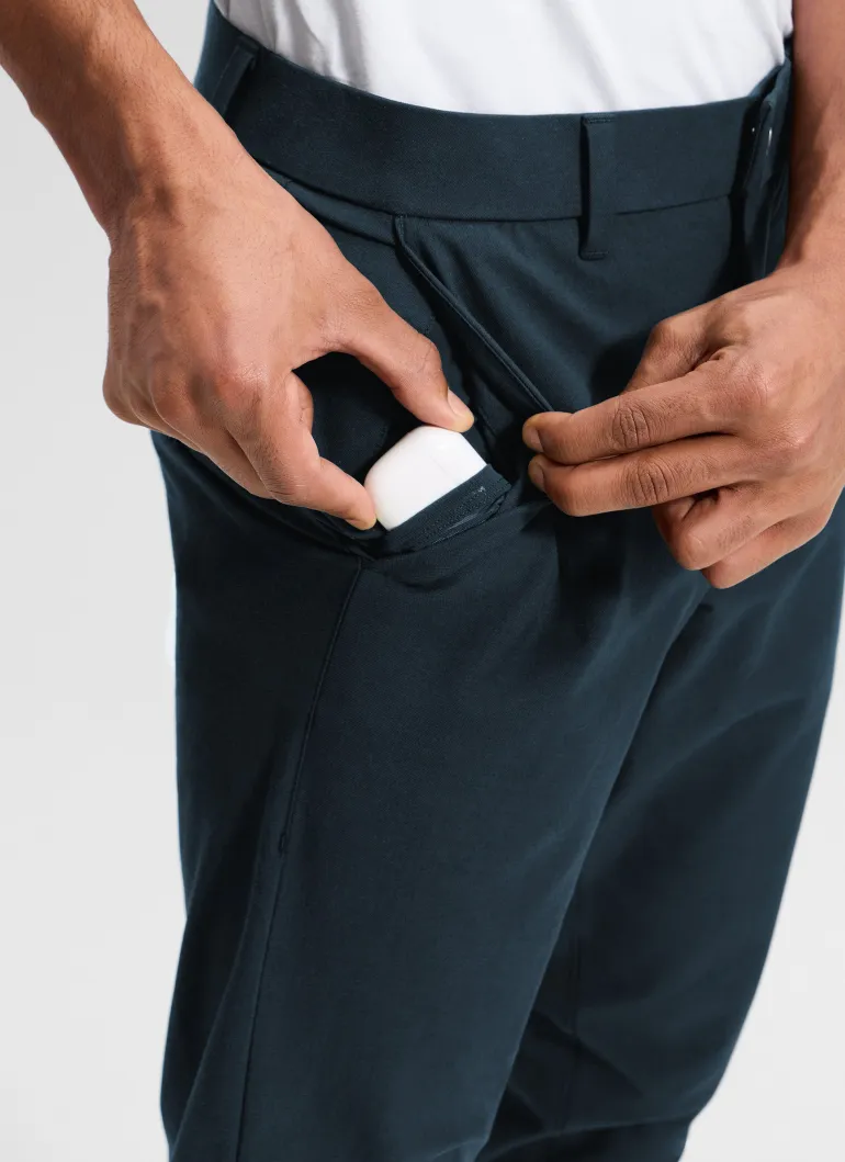 Stretch Cotton Pocket Chino Pant 32"