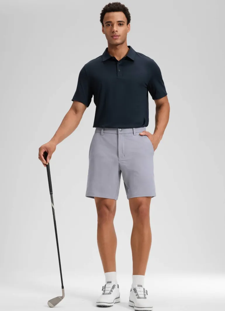 Stretch Cotton Pocket Chino Shorts 7"