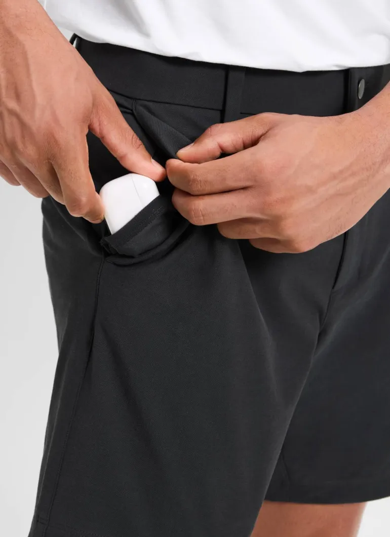 Stretch Cotton Pocket Chino Shorts 7"